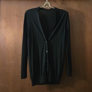 Givenchy Paris wool black cardigan